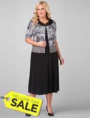 Soutache Animal Jacket Dress