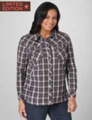 Cowgirl Plaid Button-Up