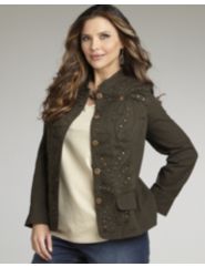 Floral Twill Jacket