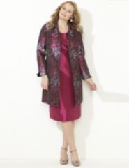 Ombre Shantung Jacket