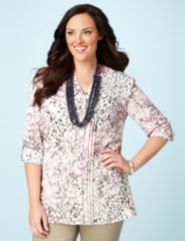 Watercolor Animal Print Tunic