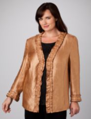 Russell Kemp Ruffle Front Jacket