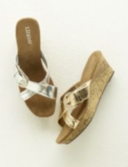 Boardwalk Cork Wedges by CATHERINES