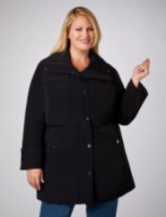 Snap Closure Raincoat