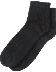 Scallop cuffed anklet sock