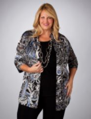 Paisley Print Duster