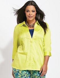 Sateen Pintuck Shirt