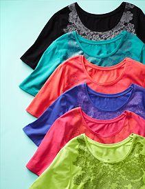 Flourishing Lace Tee