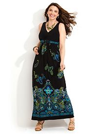 Paisley Print Maxi
