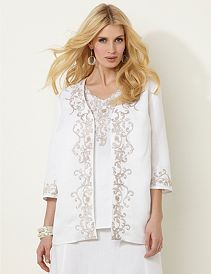 Siren Linen Cascade Jacket