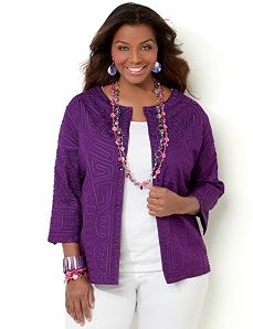 Textured Soutache Jacket