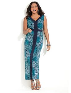 Medallion Print Maxi