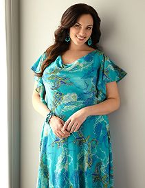 Paisley Flutter Dress