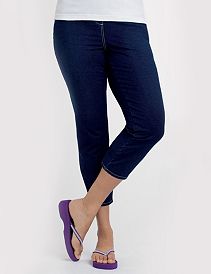 Knit Jean Capri
