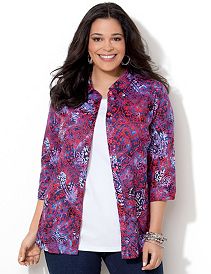 Paisley Buttonfront Shirt