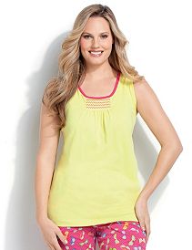 Smocked Sleep Tank