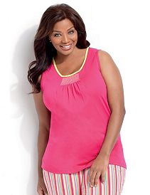 Smocked Sleep Tank