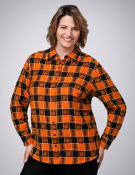 Halloween Plaid Shirt