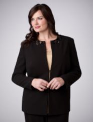 Crepe Open Jacket