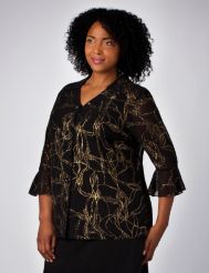 Abstract Swirl Glitter Twinset