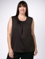 Shirred Neck Tank