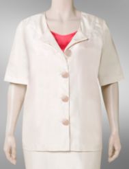 Russell Kemp shantung jacket