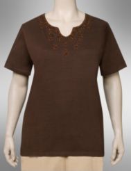 Bead trim tunic