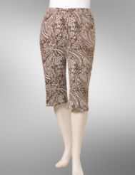 Ultrasoft Print Knit Capris