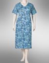 Paisley print V-neck dress