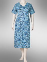 Paisley print V-neck dress