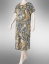 Mixed print cotton dress