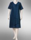 Triple tier bodre dress