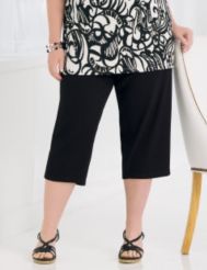 Basic Gauze Knit Capris