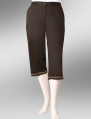 Bead Trimmed Capris