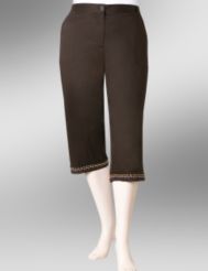 Bead Trimmed Capris