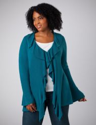 Ruffle Front Cardigan