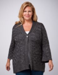 Marled Knit Cardigan