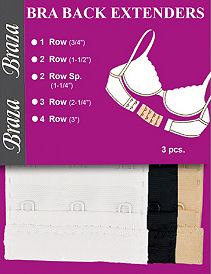 Braza 3-Hook Bra Extenders