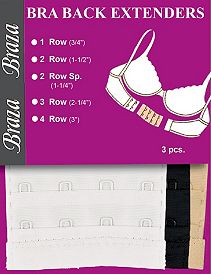 4-hook bra extenders