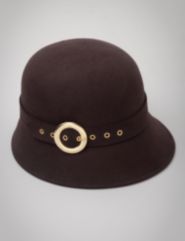 Ring Buckle Wool Bucket Hat