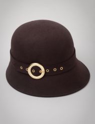 Ring Buckle Wool Bucket Hat
