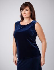 Stretch Velvet Tank