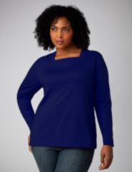 Long Sleeve Squareneck Tee