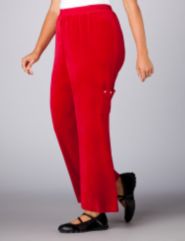 Nailhead Pocket Velour Pants