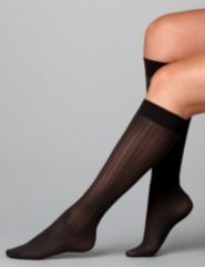 Wide Calf Trouser Socks