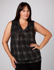 Sleeveless Cowlneck Top