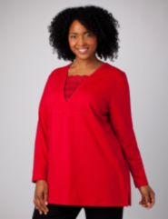 Lace Inset Tunic