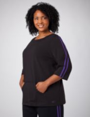 Balletneck Pouch Pocket Top