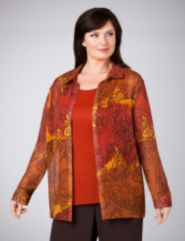 Paisley Blouse And Tank Set