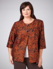 Animal Print Shimmer Jacket